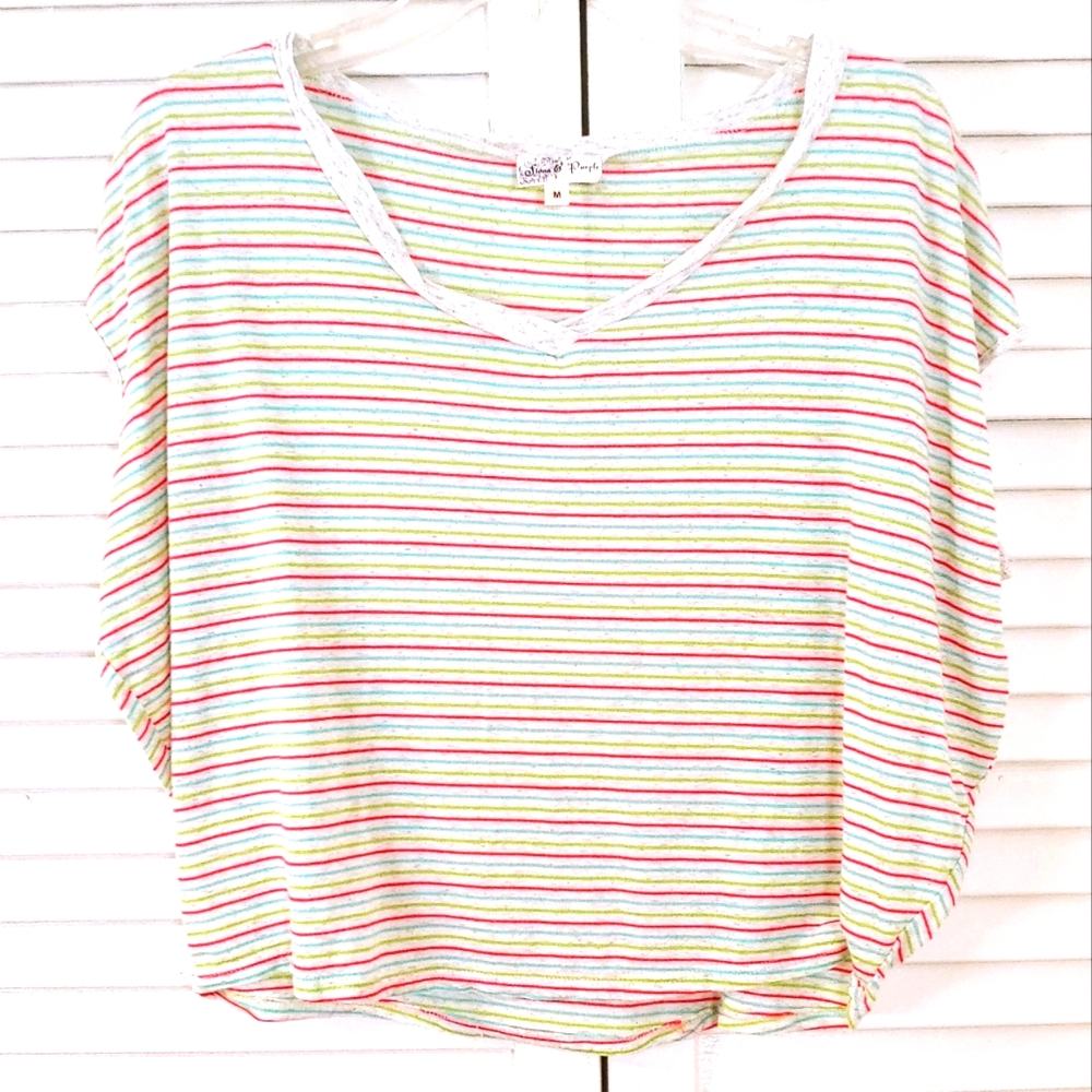 Striped Crop Top